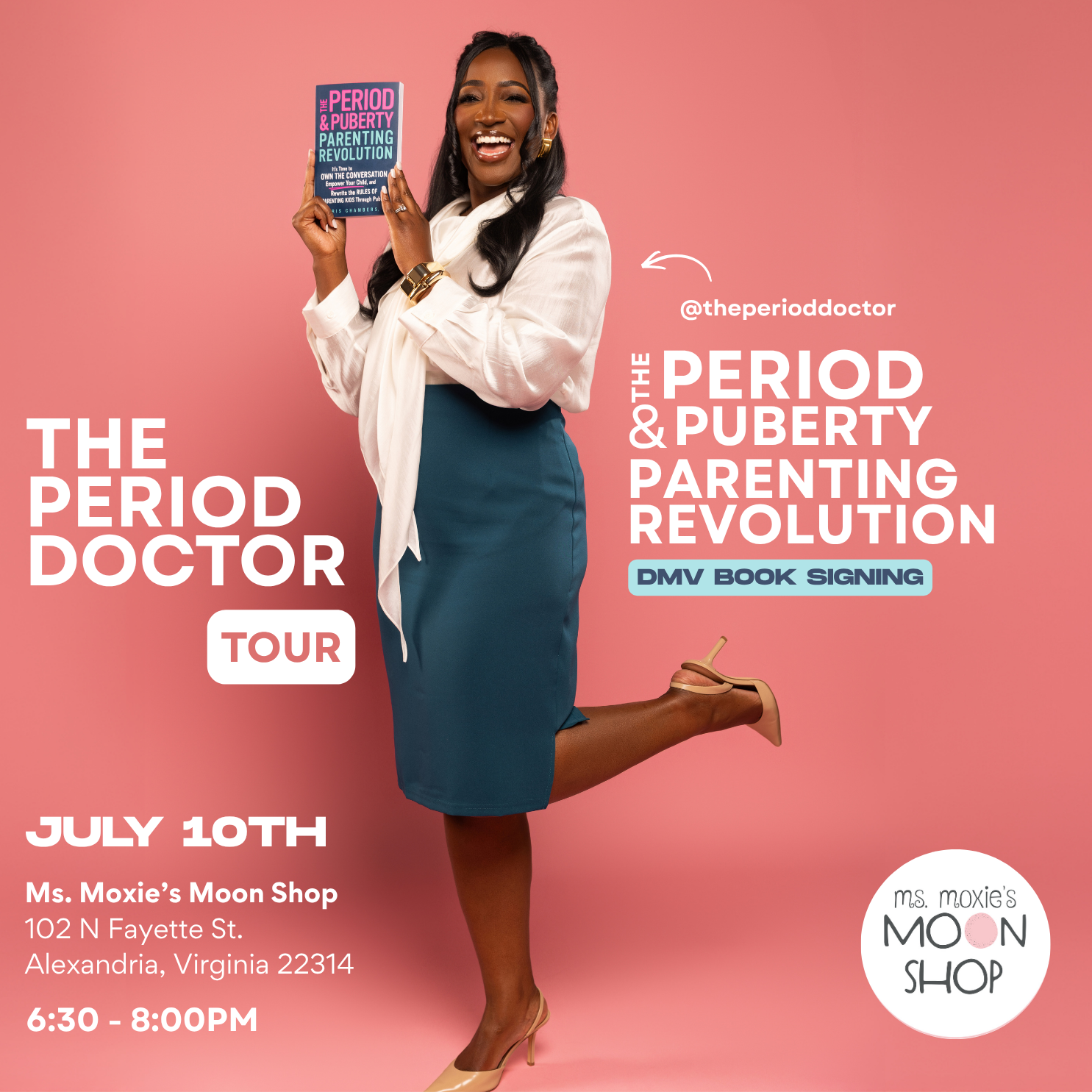 An Evening with Dr. Charis Chambers at Ms. Moxie’s Moon Shop