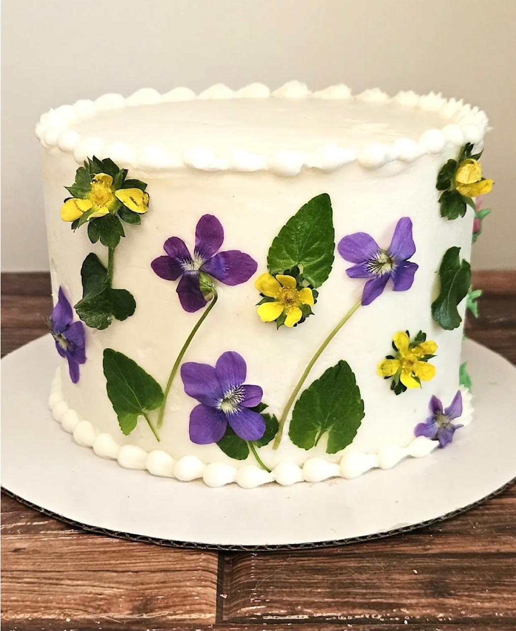 Edible Flower Cake Decorating and Tea Party