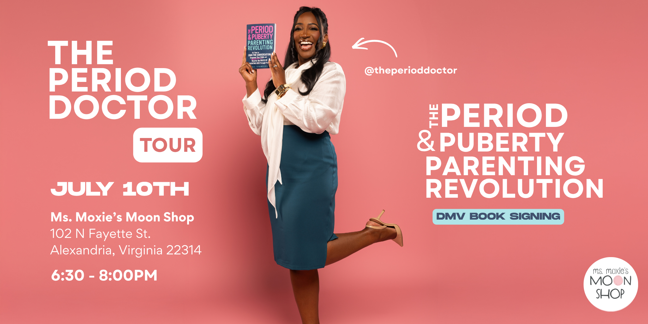 An Evening with Dr. Charis Chambers at Ms. Moxie’s Moon Shop