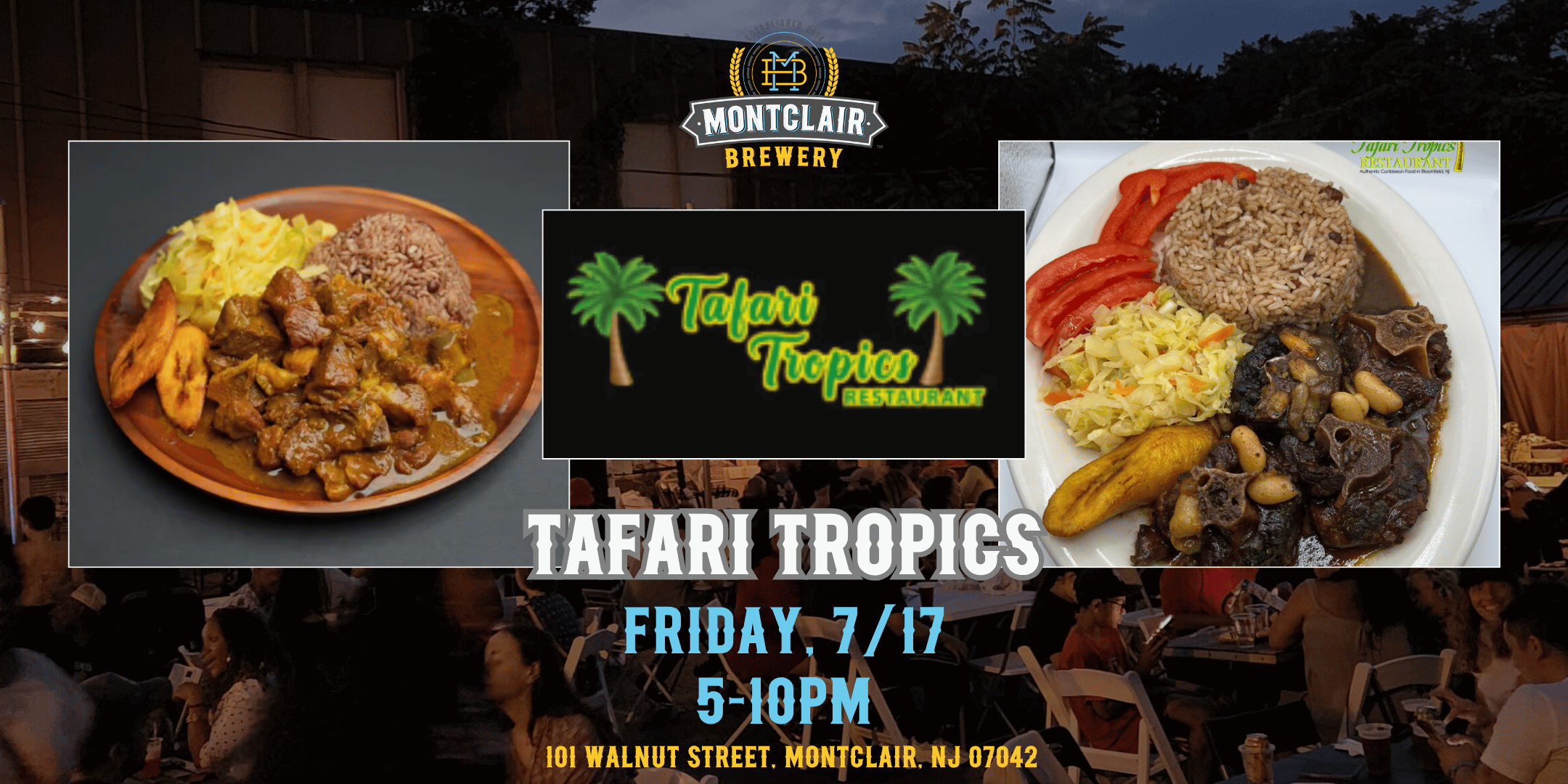 Tafari Tropics at Montclair Brewery