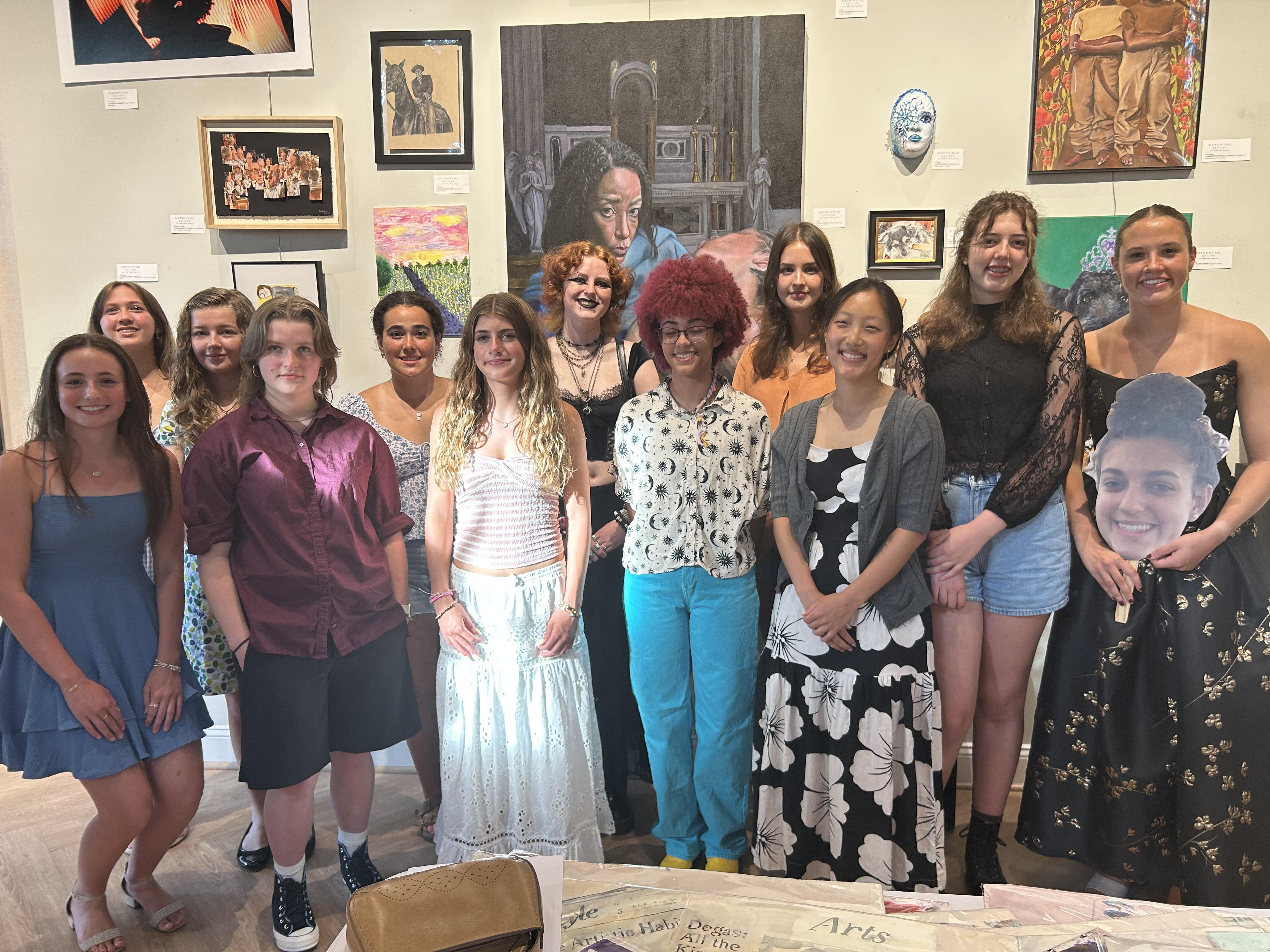 Nepenthe Gallery Features Student Art Anthology Exhibit