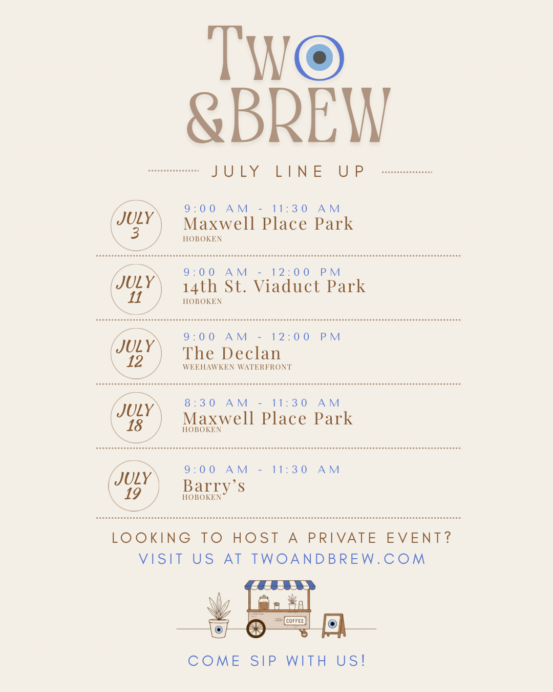 Two & Brew Pop-up