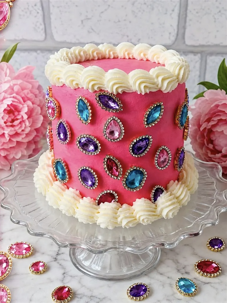 Jewels & Buttercream: A Beginner Cake Decorating Experience