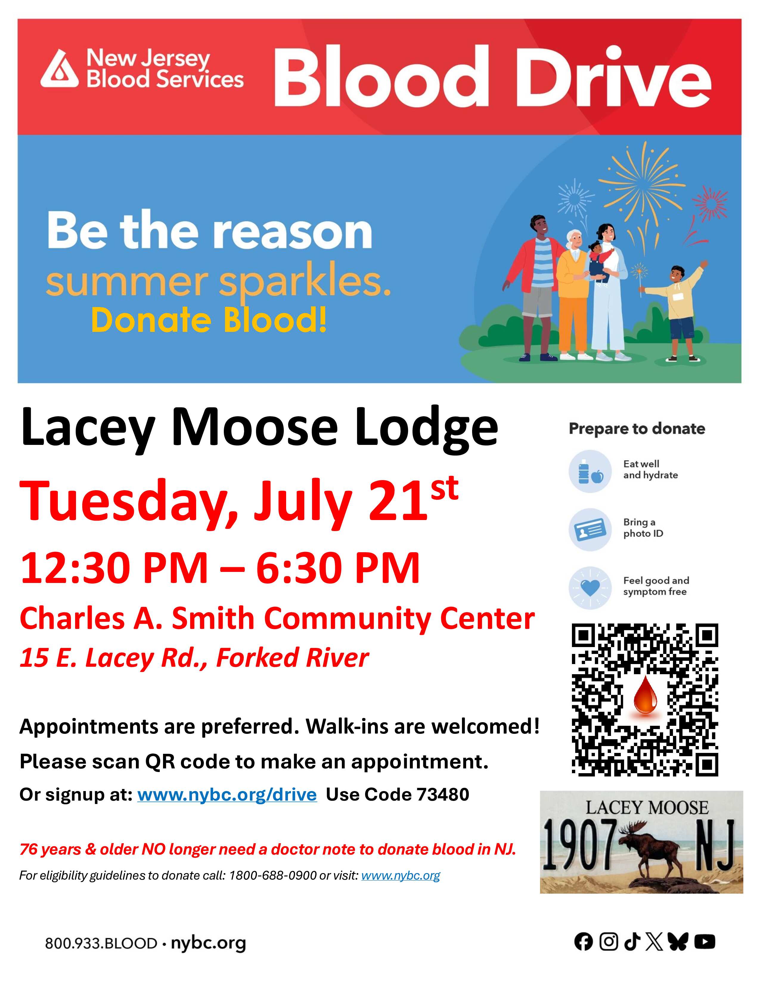 Lacey Community Blood Drive