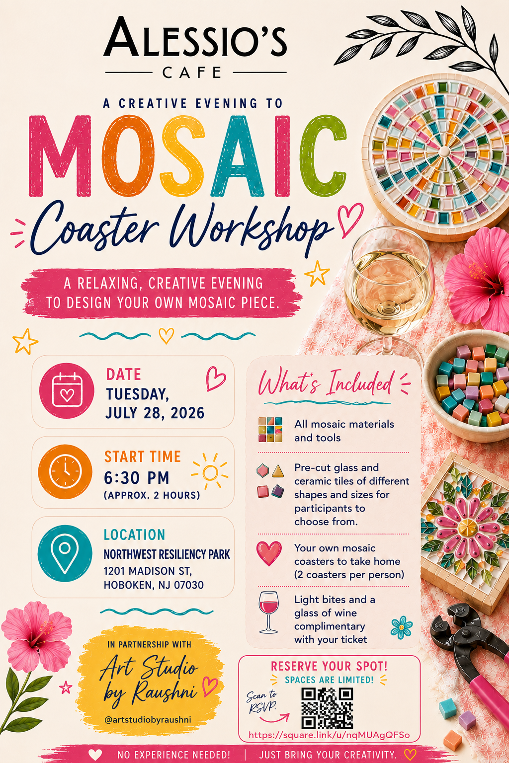 Mosaic Coaster Workshop