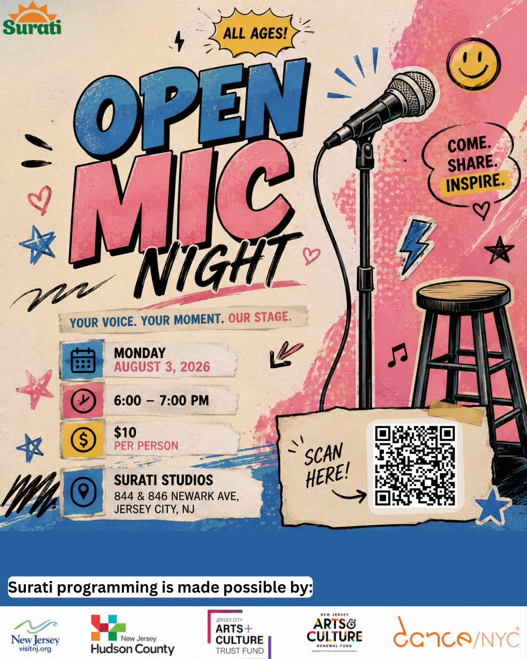 All Ages Open Mic