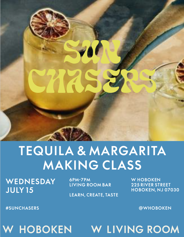 Tequila & Margarita Making Experience at Living Room Bar