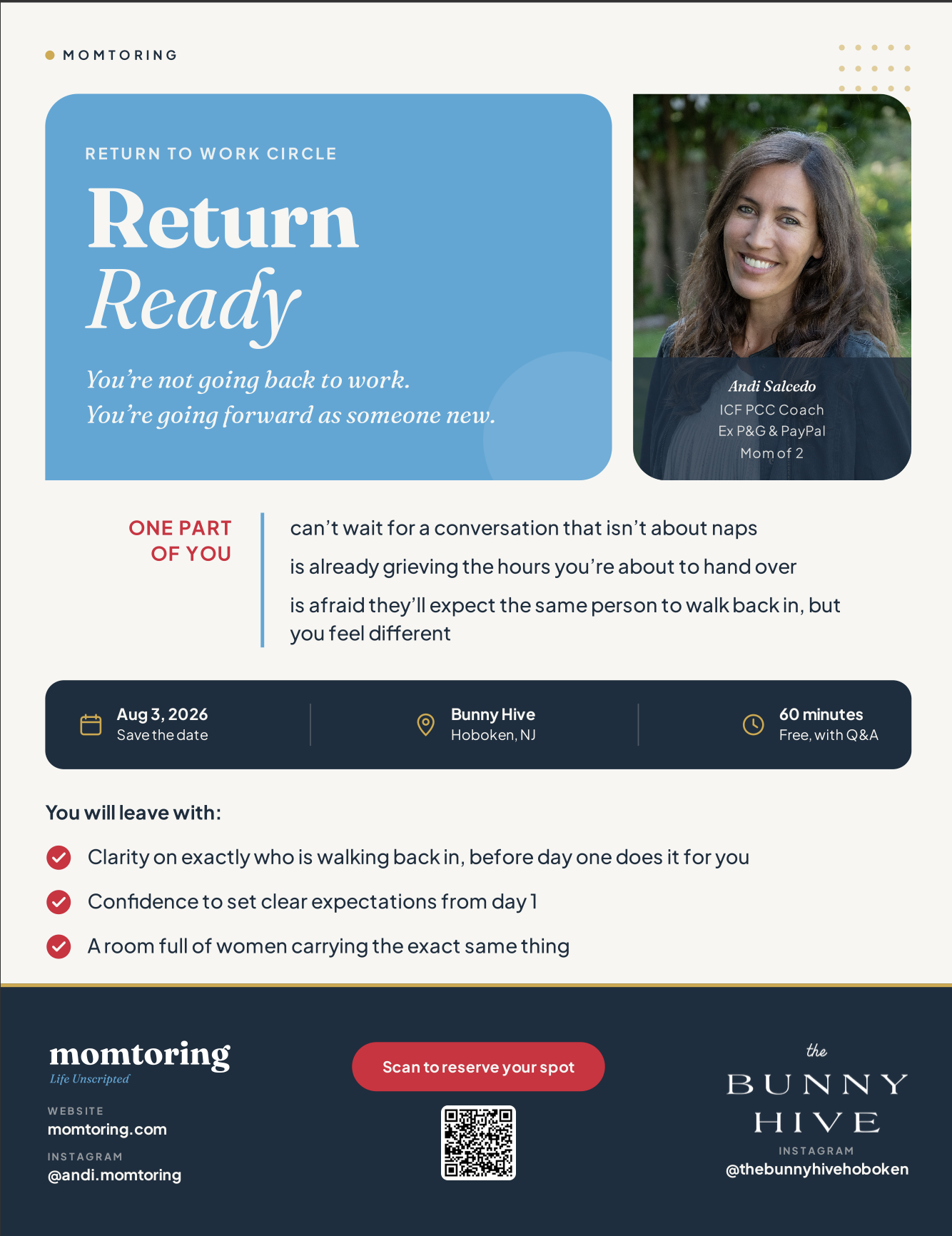 Return Ready: A Circle for Moms Returning to Work