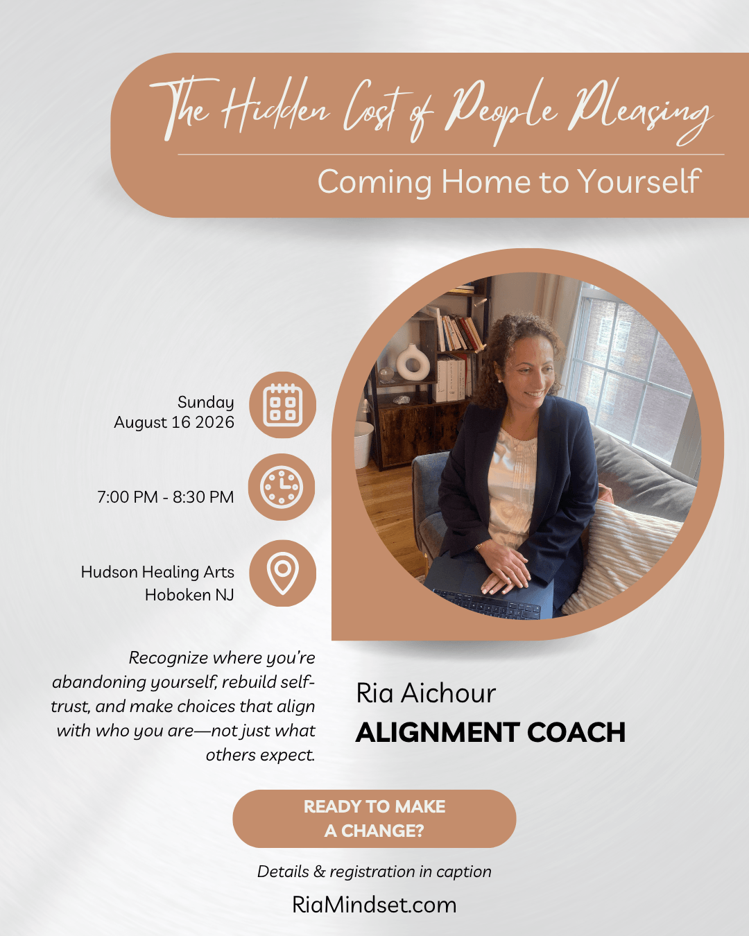 The Hidden Cost of People Pleasing: A FREE Workshop in Hoboken