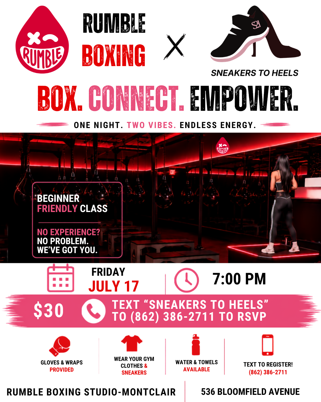 Sneakers to Heels Tries Rumble Boxing!