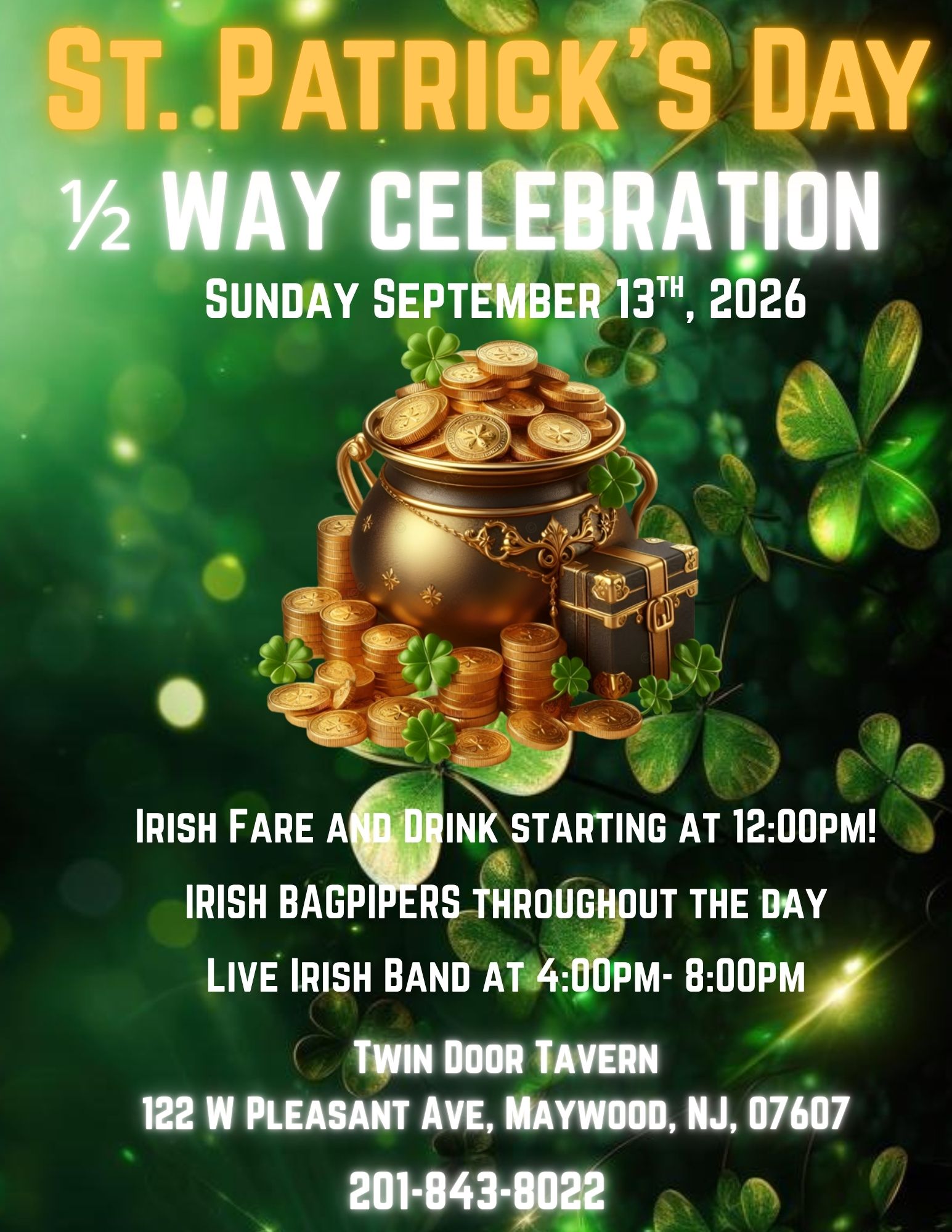 1/2 Way to St Patrick’s Day