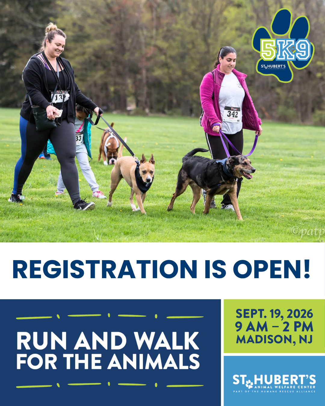 St. Hubert’s 5K-9 Run & Walk