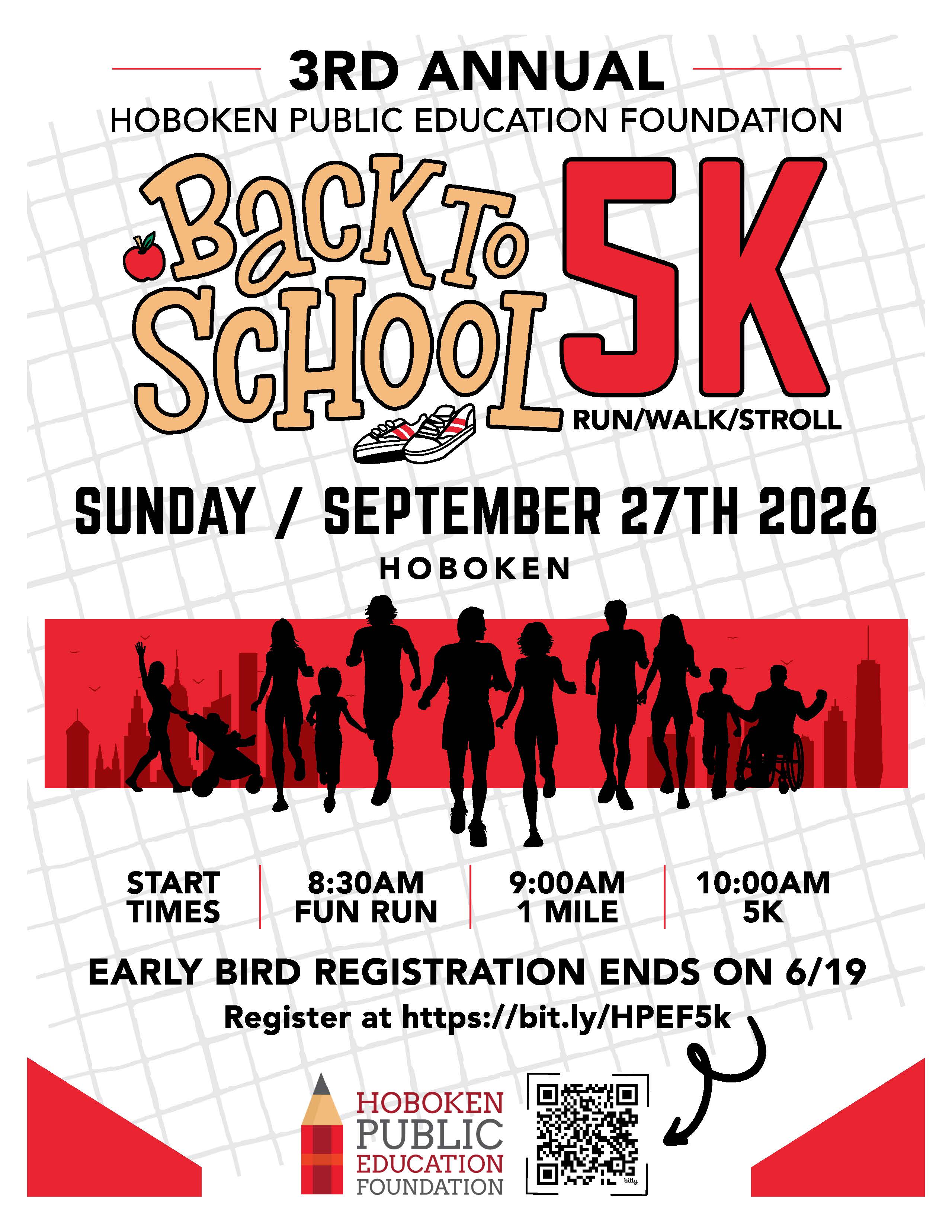 Hoboken Public Education Foundation Back-to-School Community Run