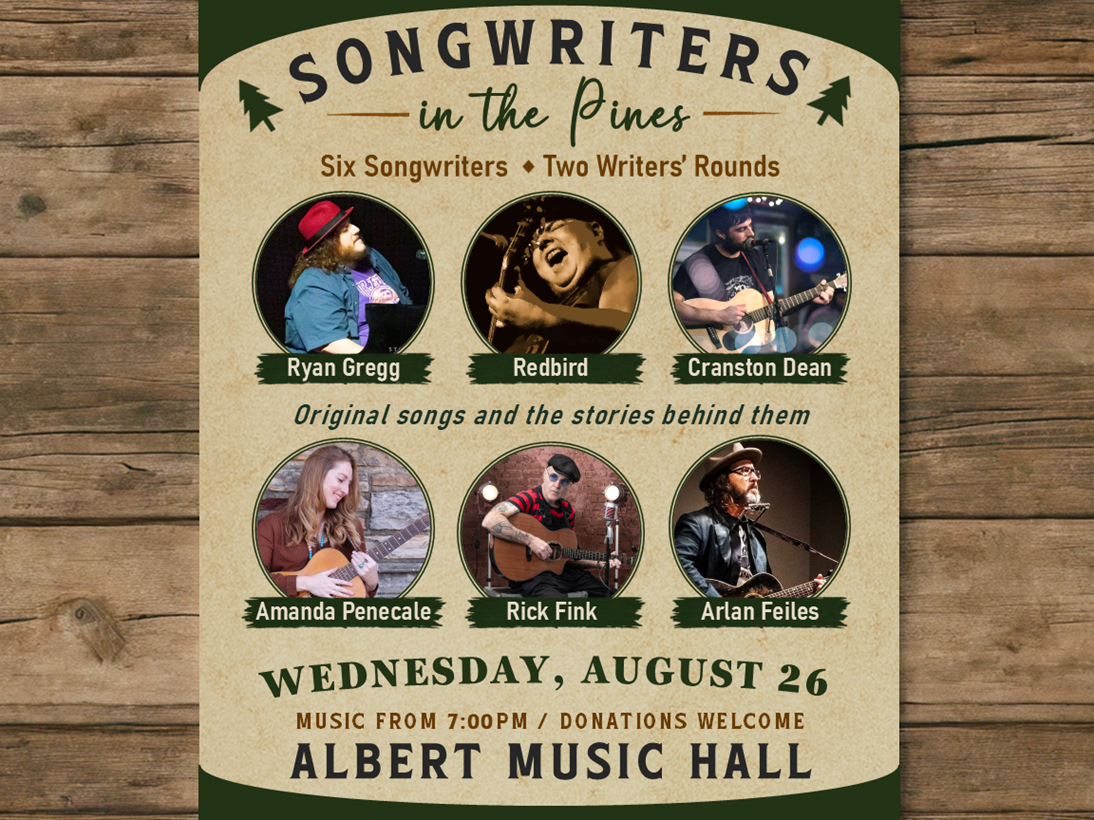 Albert Music Hall – Solo Songwriters in the Pines