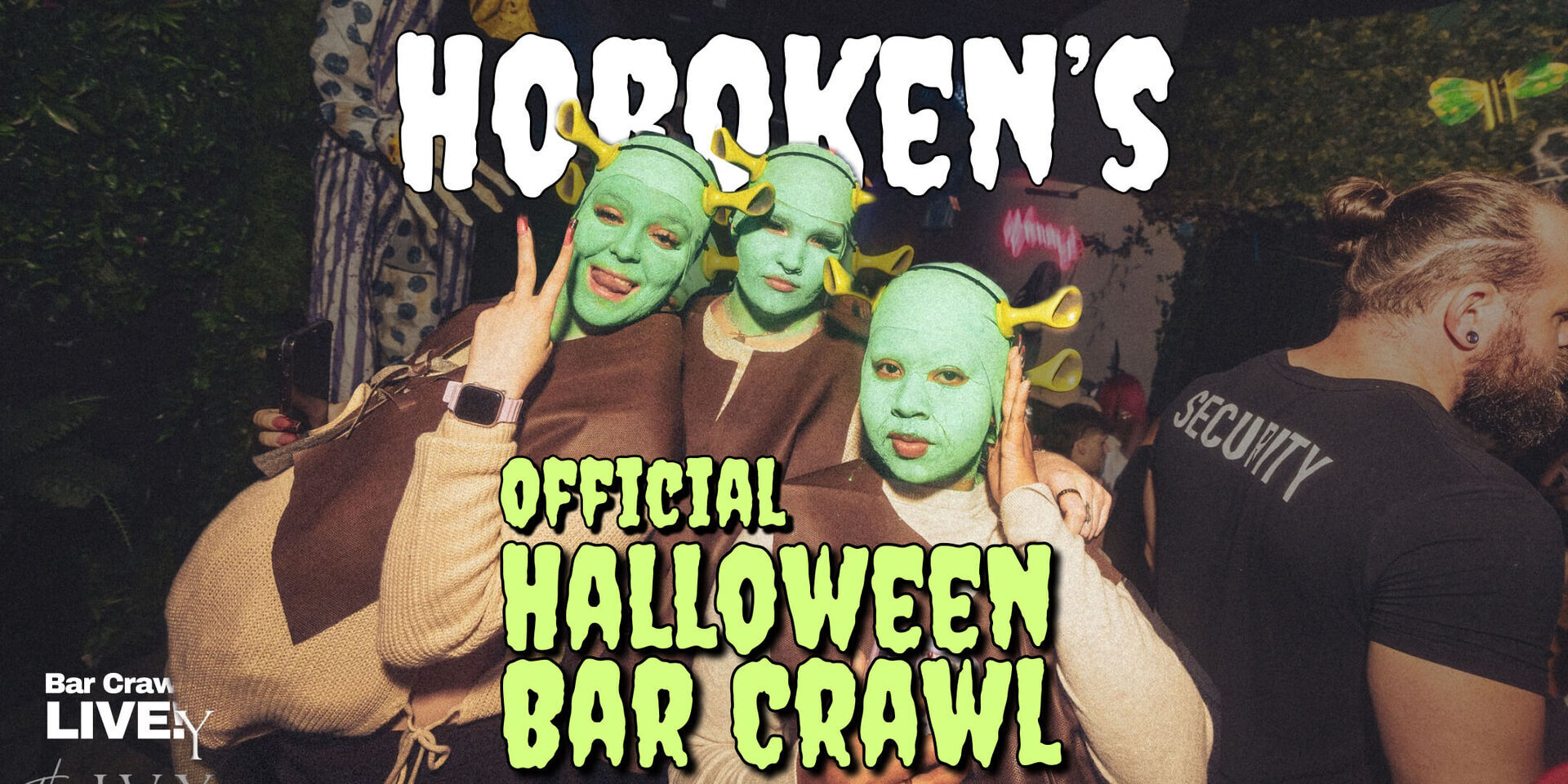 Hoboken Official Halloween Bar Crawl 2026 Bar Crawl LIVE!