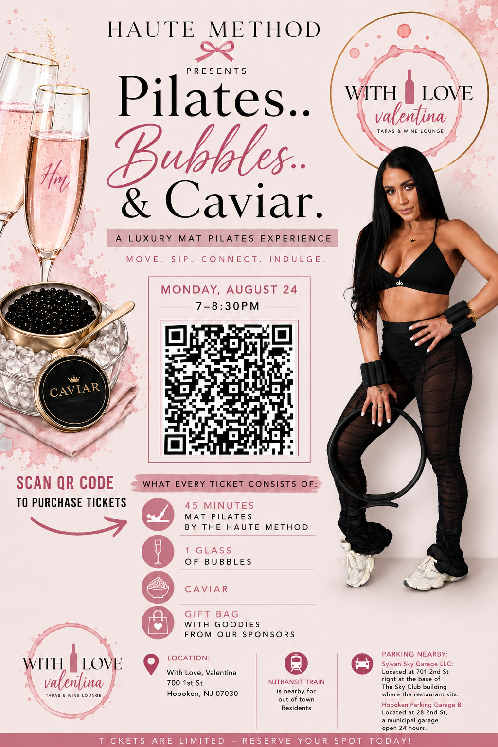 Mat Pilates By The Haute Method.. Bubbles.. & Caviar