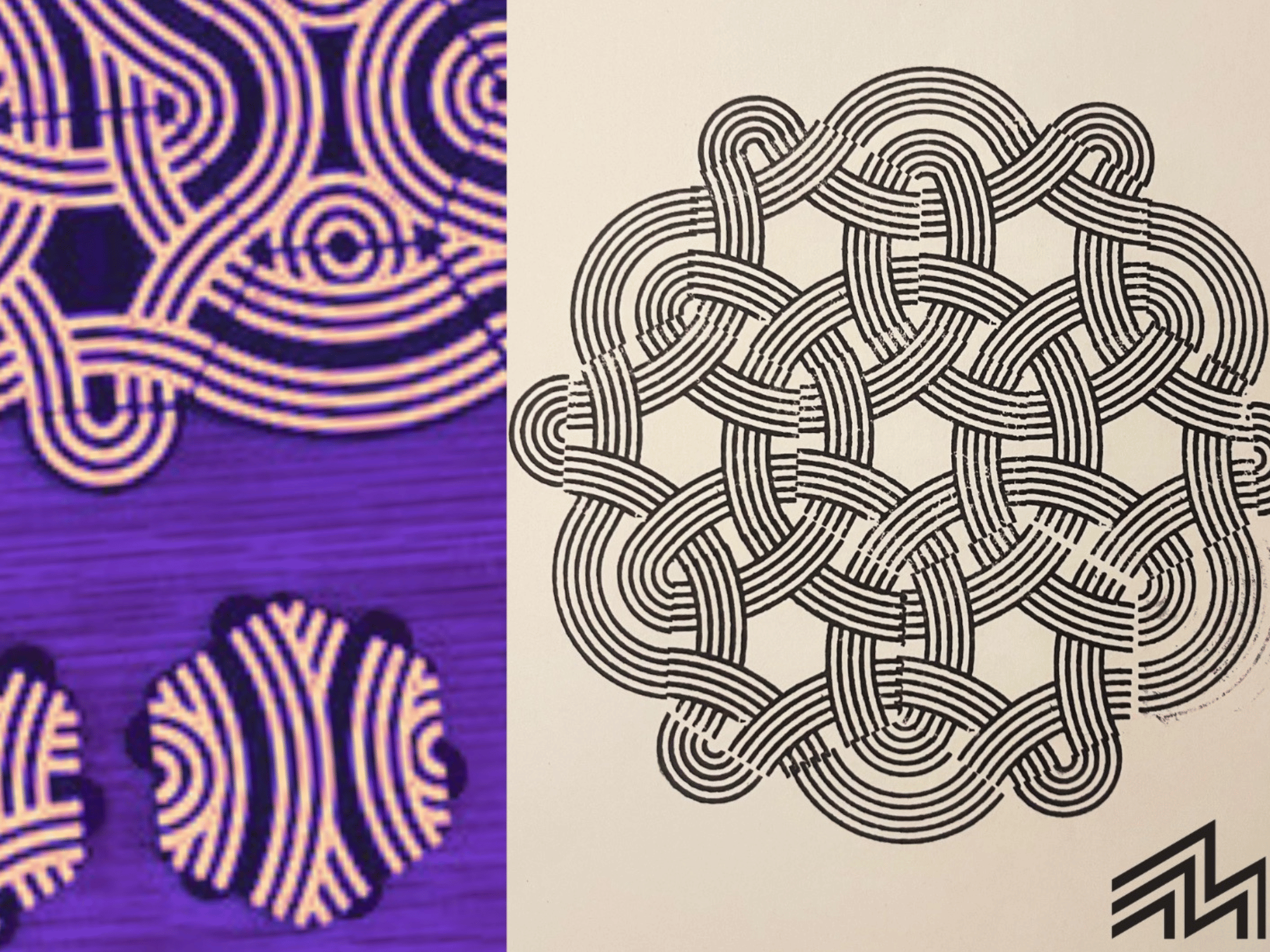 Analog Night with an Artist: David Kaufman — Truchet Tiles & Custom Totes