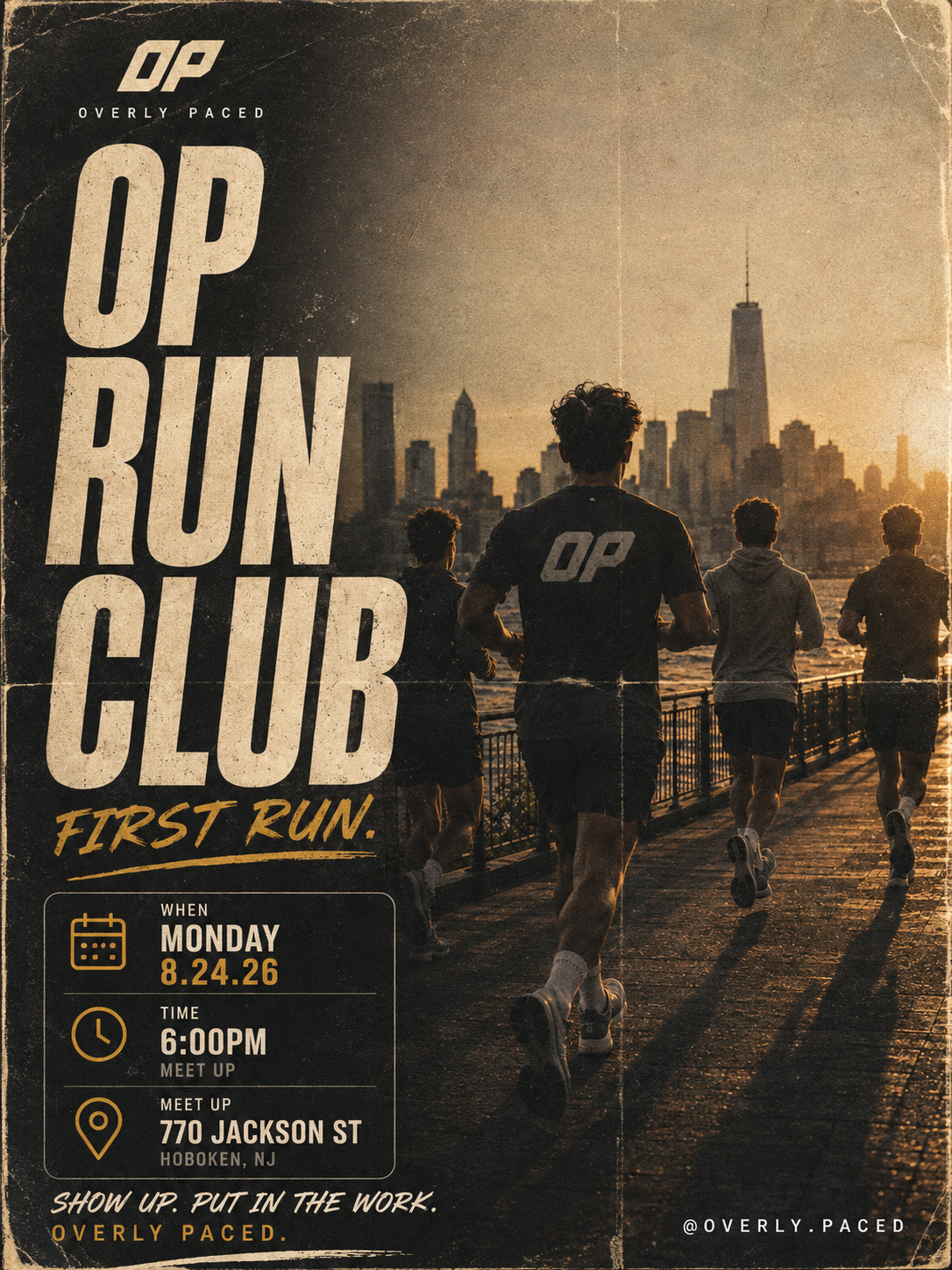 Overly Paced  –  First Run 🏃🏽‍♂️🏃🏽‍♀️