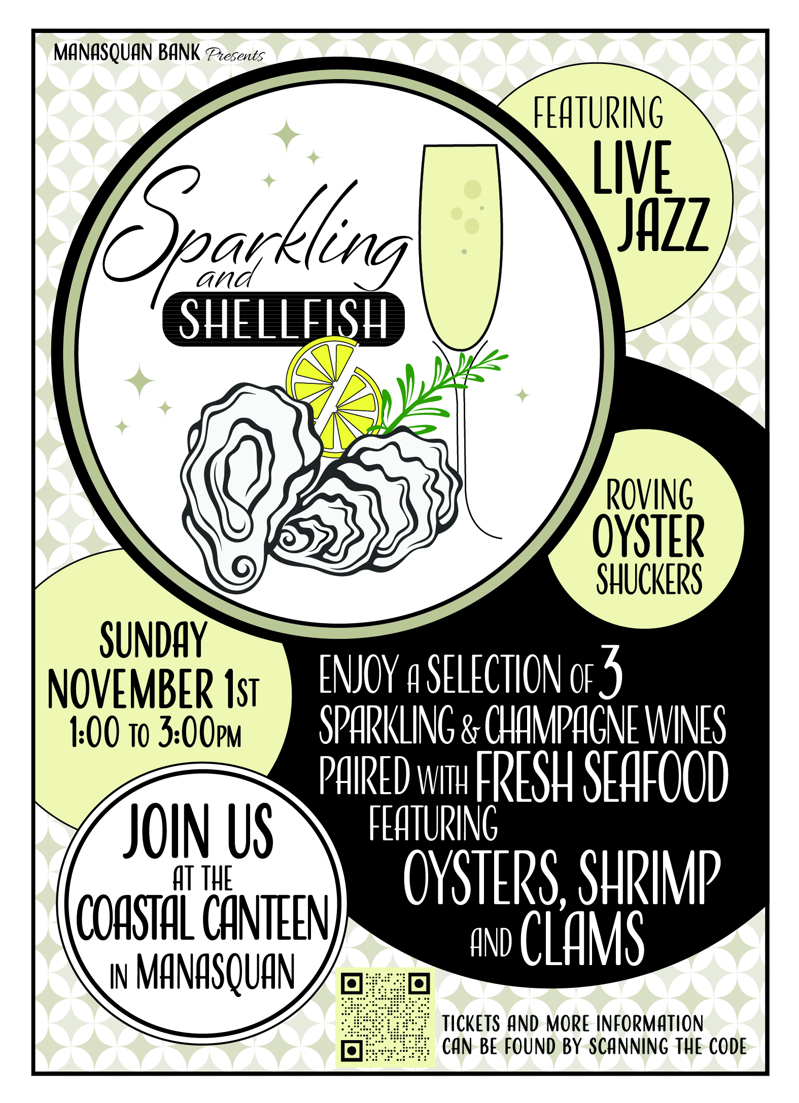 Manasqaun Bank Presents: Sparkling & Shellfish – Sponsored by Sysco