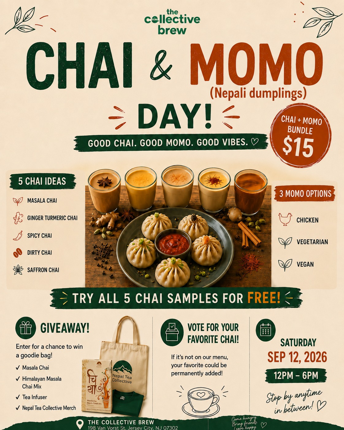 Chai & Momo Day Sept. 12