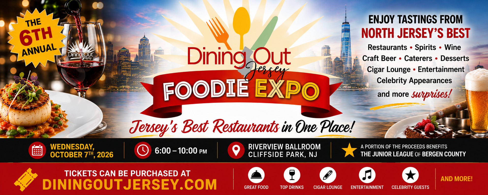 6th Annual Dining Out Jersey Foodie Expo