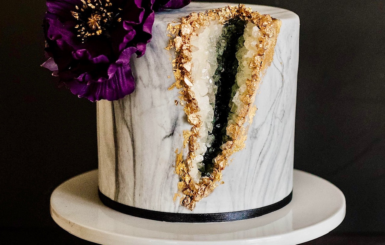 Geode Fondant Cake Decorating Class