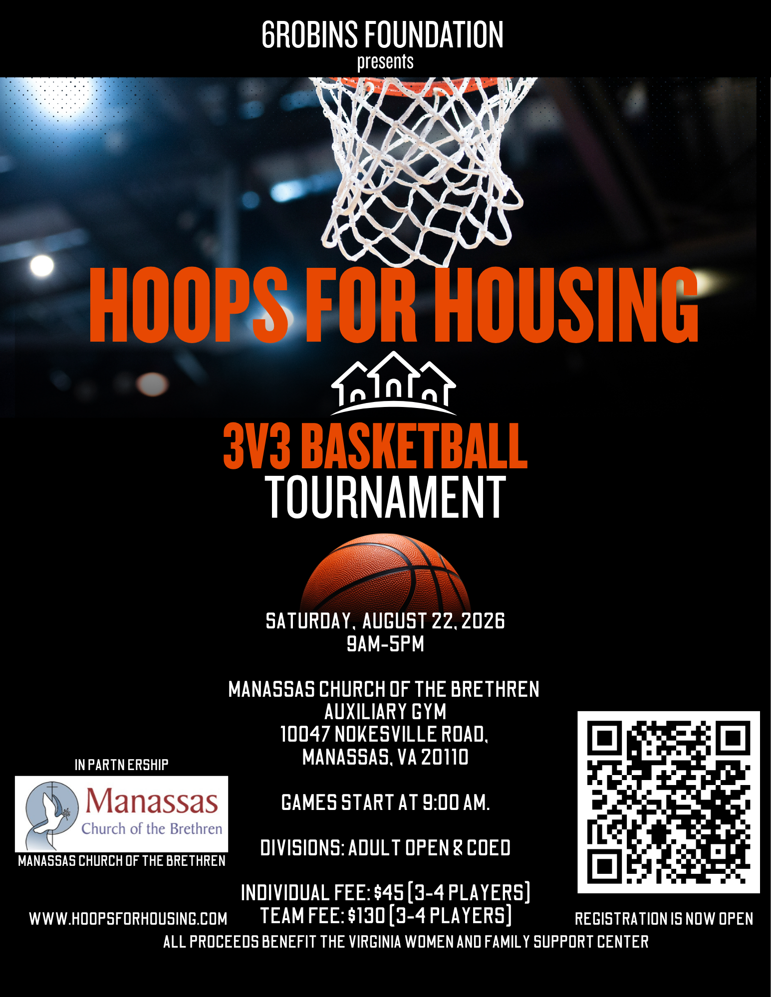 Hoops for Housing: 3v3 Basketball Tournament
