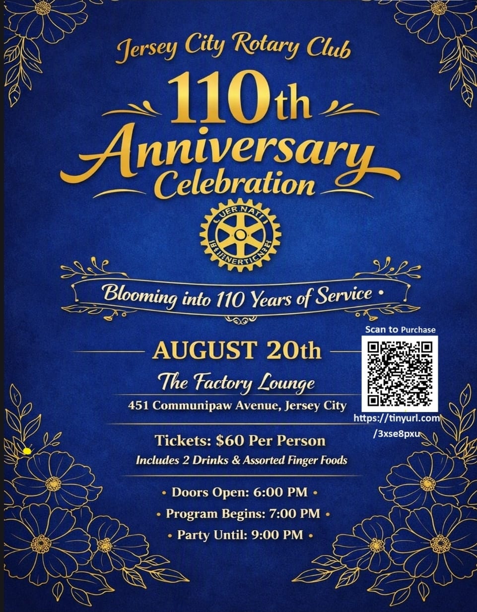 Rotary Club of Jersey City 110th Anniversary Celebration