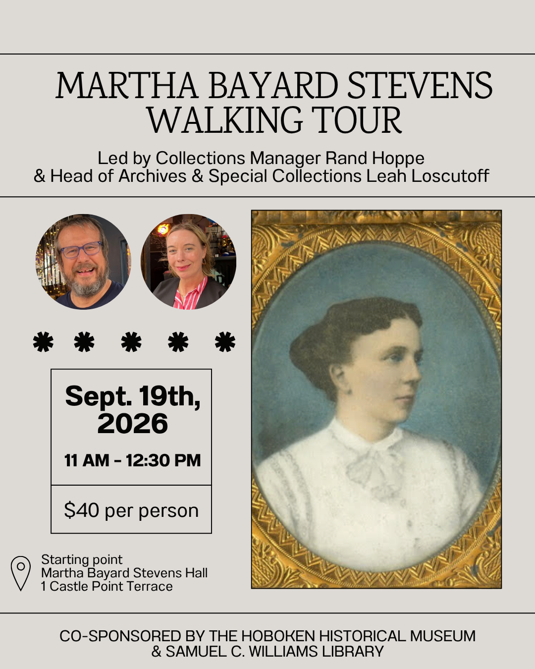 Martha Bayard Stevens Walking Tour