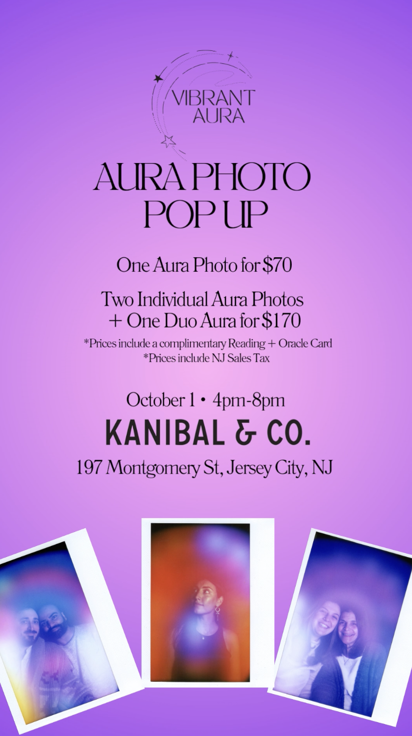 Vibrant Aura Photo Pop Up @ Kanibal & co.