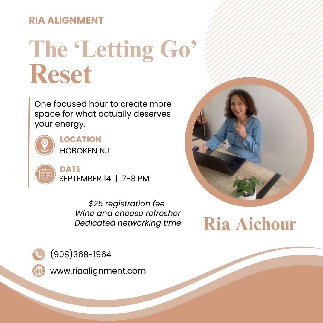 The ‘Letting Go’ Reset Coaching Event in Hoboken