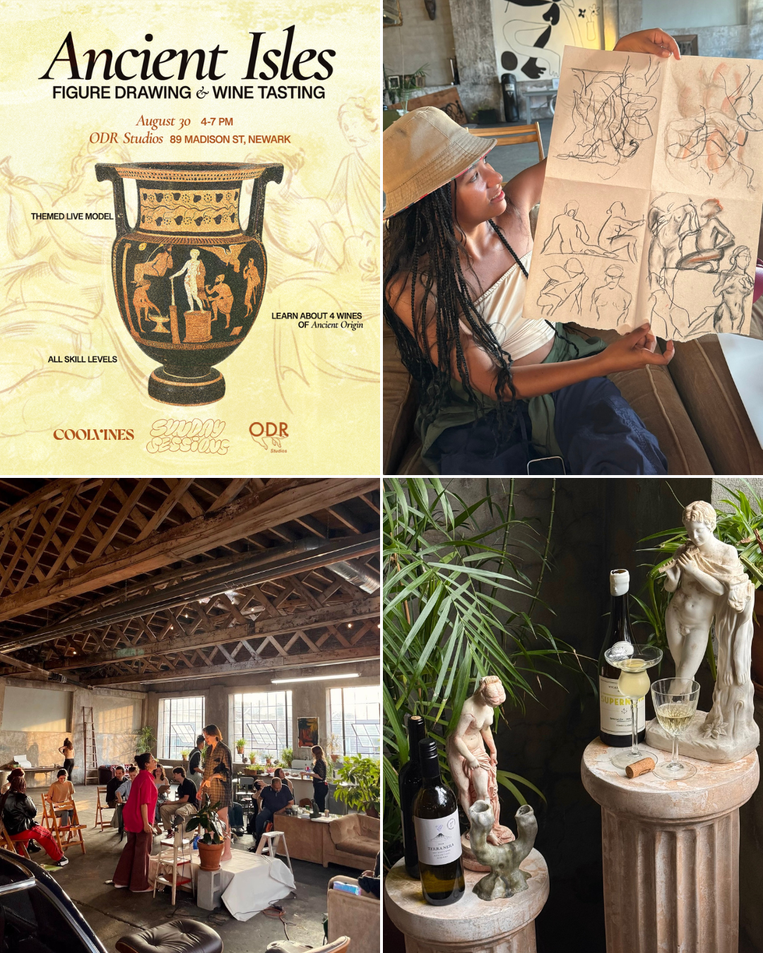 Figure Drawing & Wine Tasting