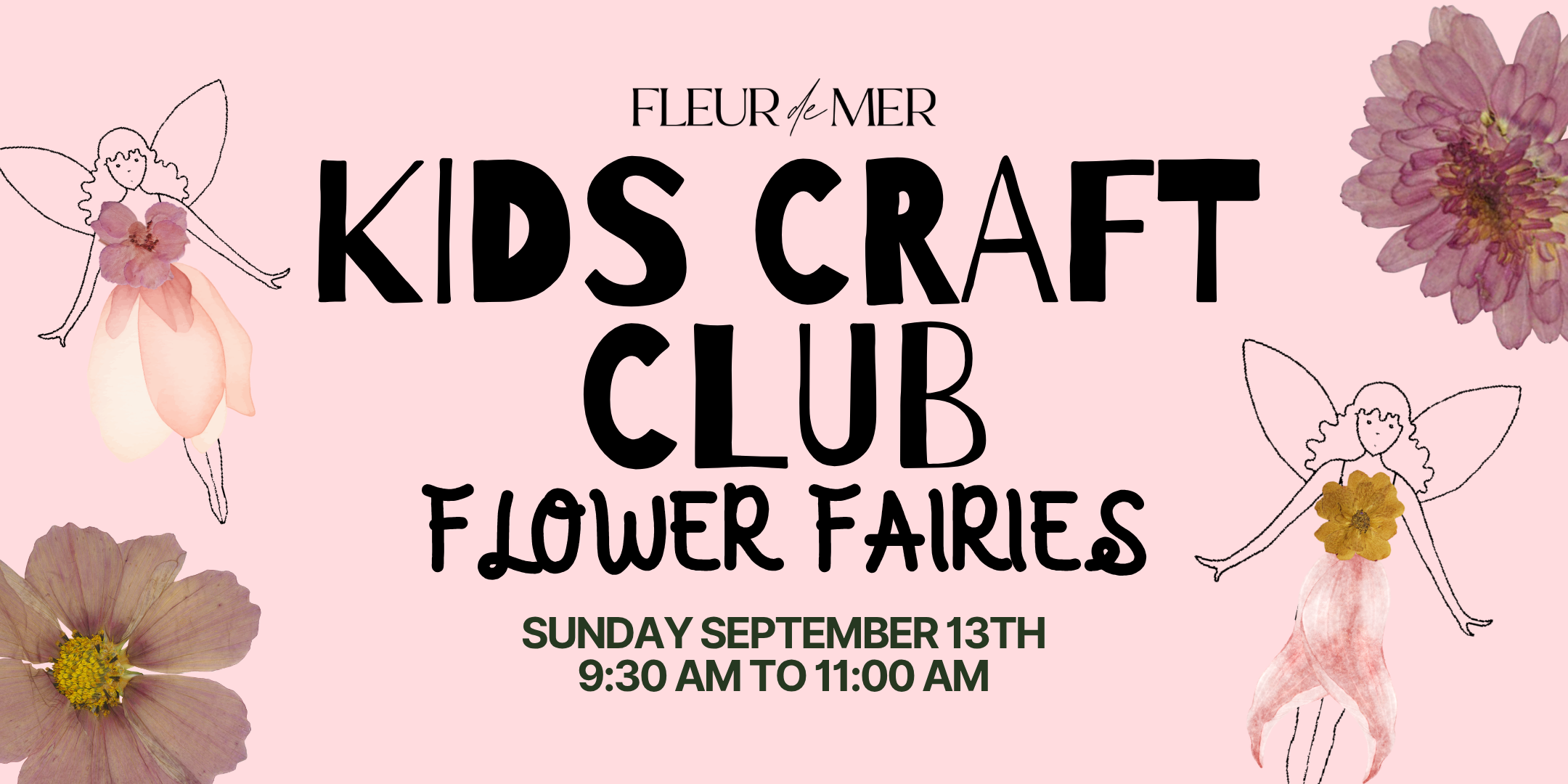 Kids Craft Club: Flower Fairies