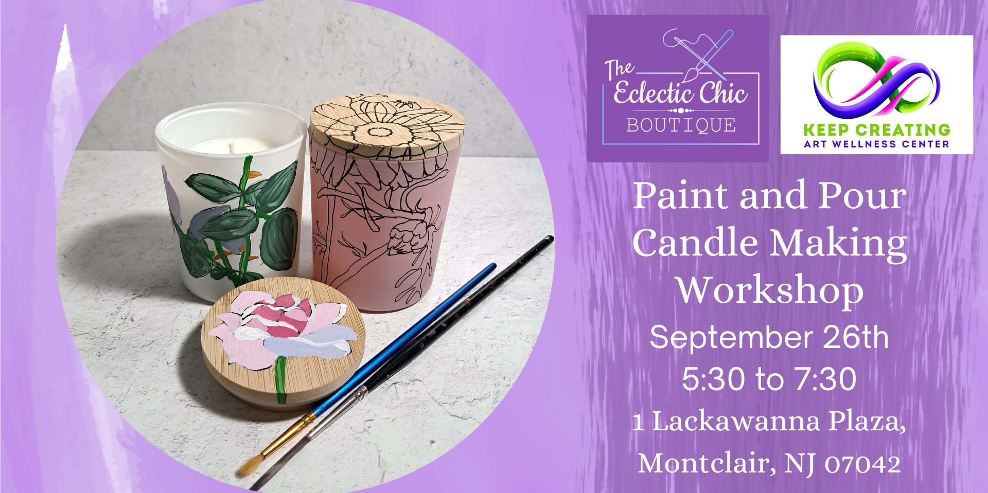 Paint & Pour Candle Making Class