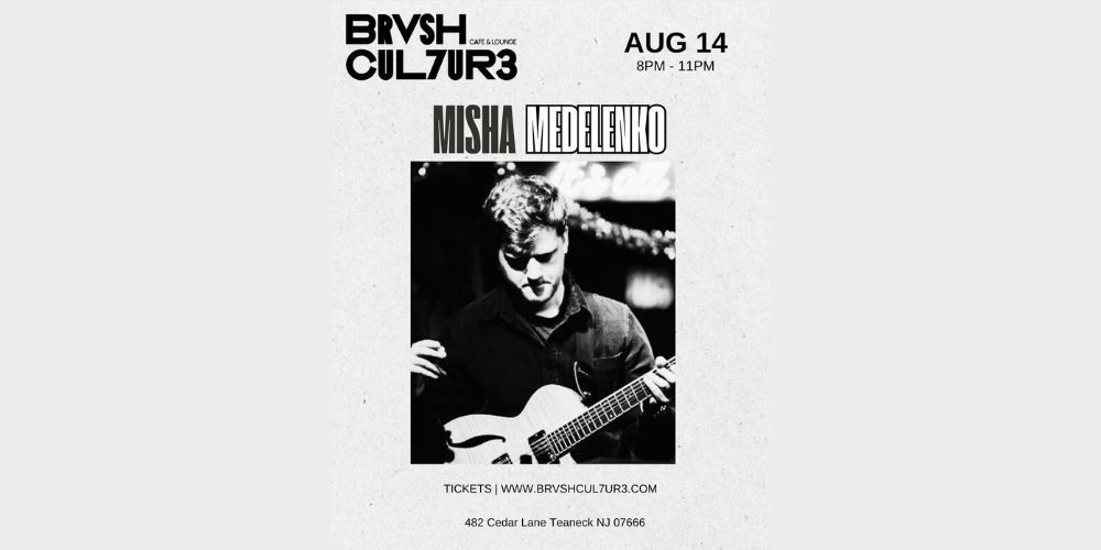 Misha Medelenko Trio: Live Music