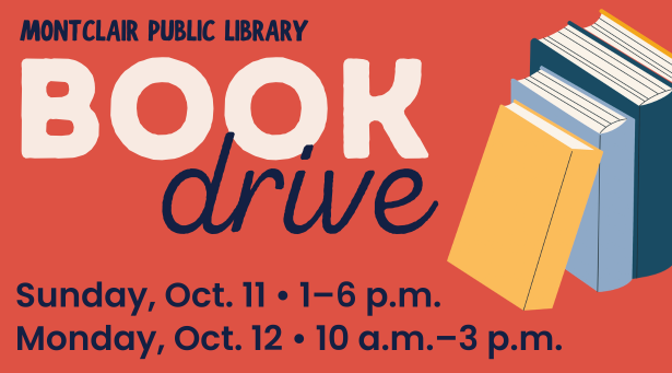 Montclair Public Library Book Drive