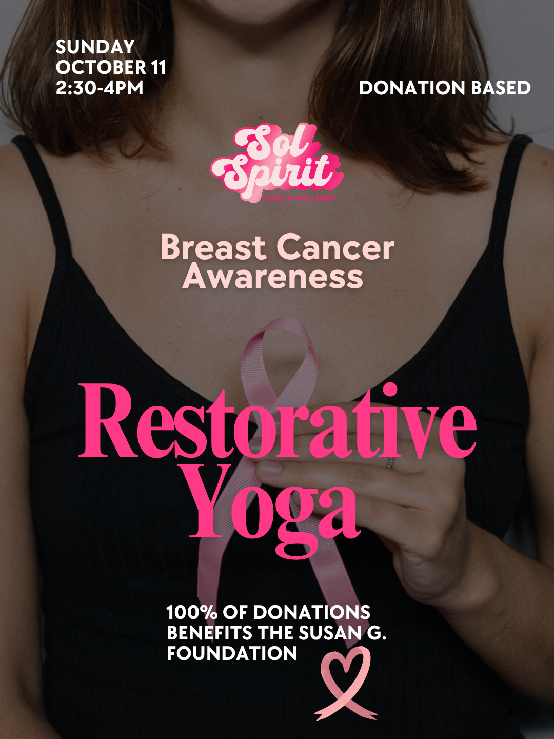 Restorative Yoga for Breast Cancer Awareness