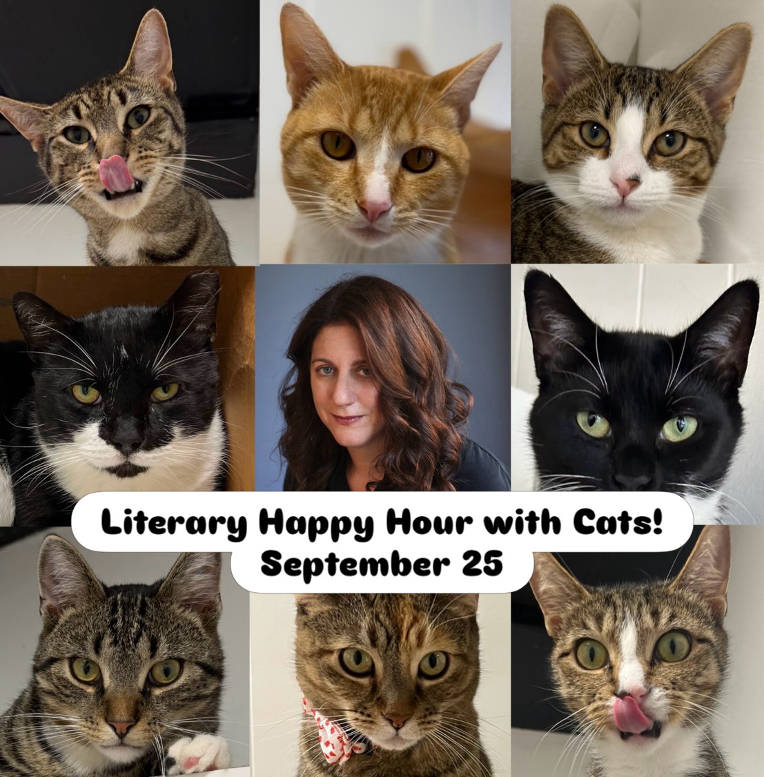 Literary Happy Hour with Cats