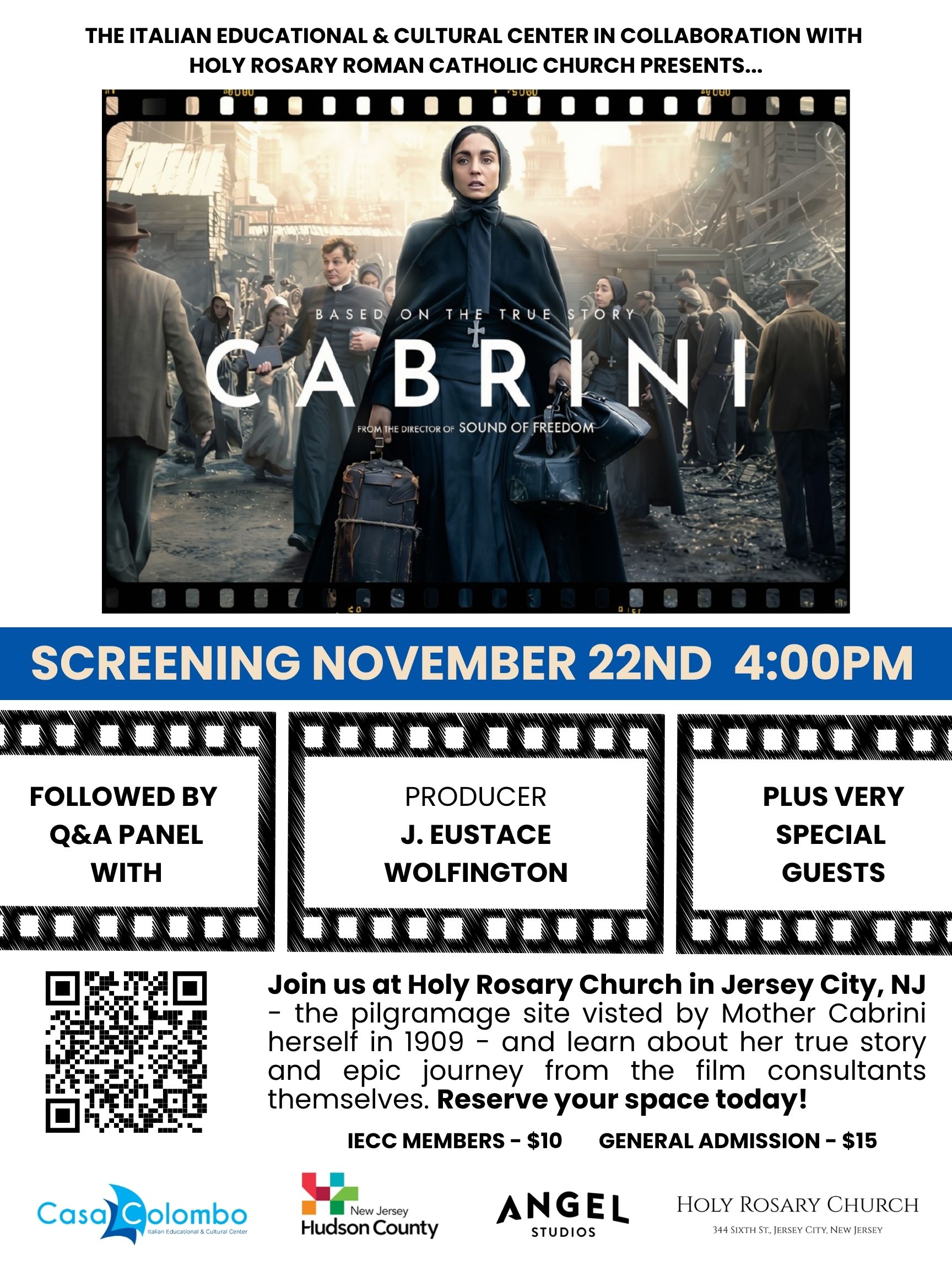 ‘Cabrini’ Film Screening + Q&A Panel