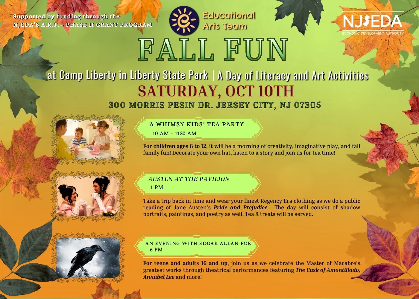 Fall Fun at Camp Liberty – A Day of Literacy and Art Activities