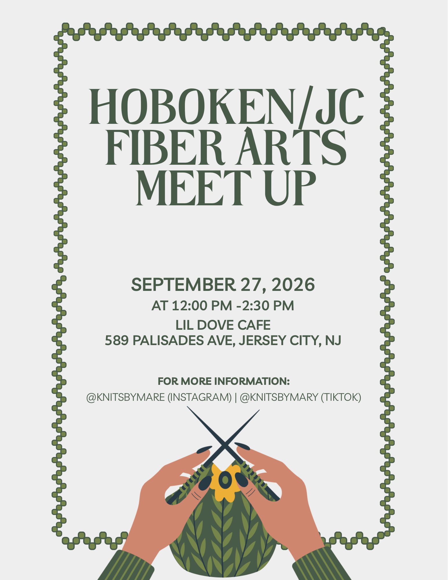Fiber Arts Meet Up