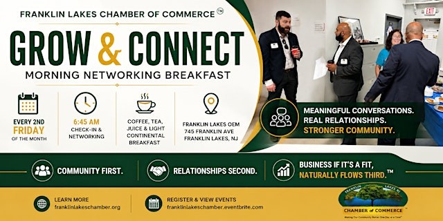 Grow & Connect Networking Breakfast in Franklin Lakes