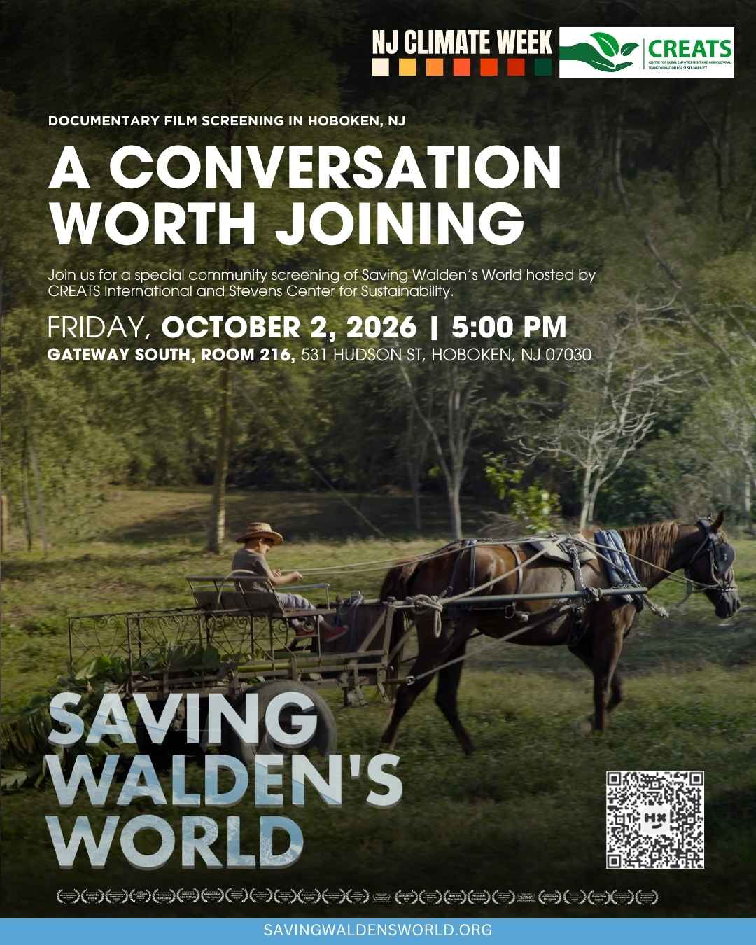 Saving Walden’s World: Award-Winning Documentary Screening