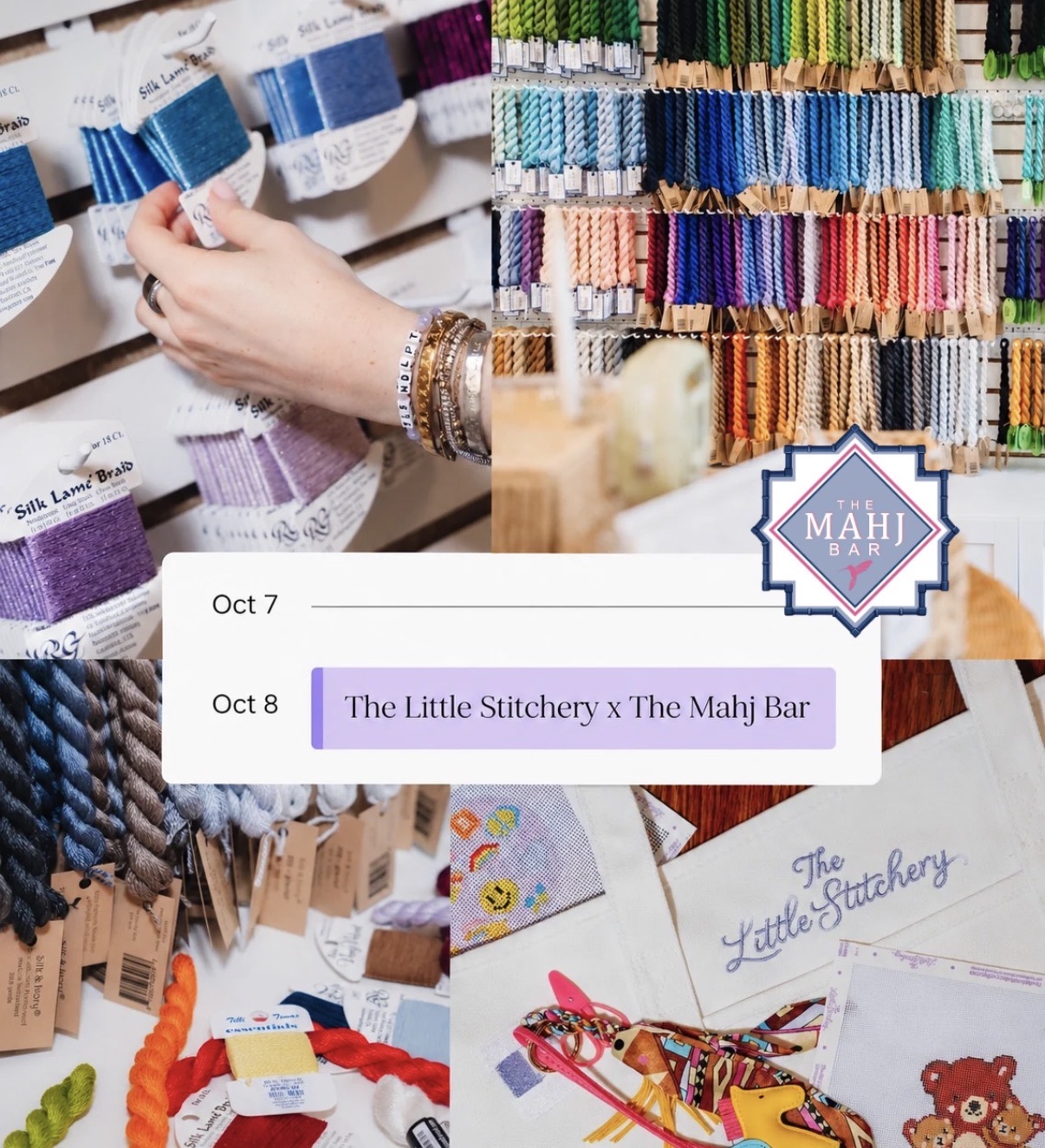 Intro to Needlepoint & Mahjongg