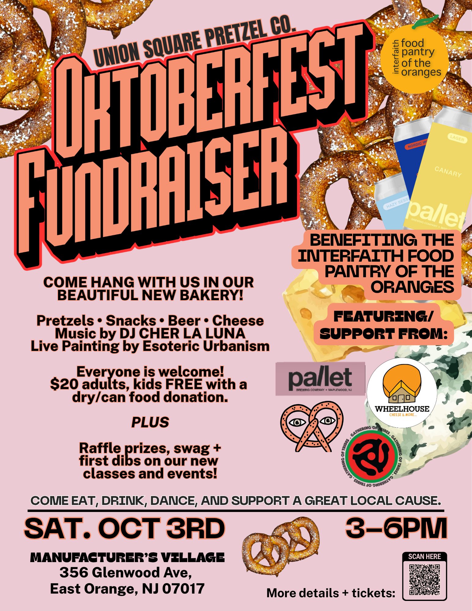 Union Square Pretzel Co. Oktoberfest Food Pantry Fundraiser