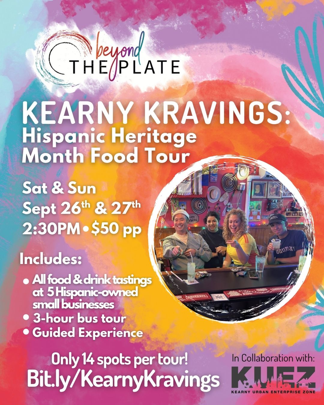 Kearny Kravings: Hispanic Heritage Food Tour