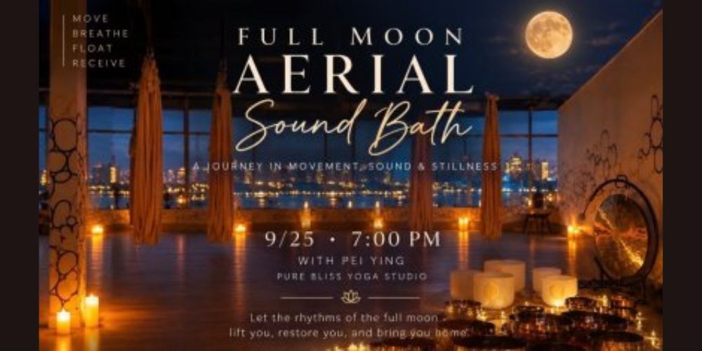 September Full Moon Float – Aerial Restorative Yoga & Sound Healing