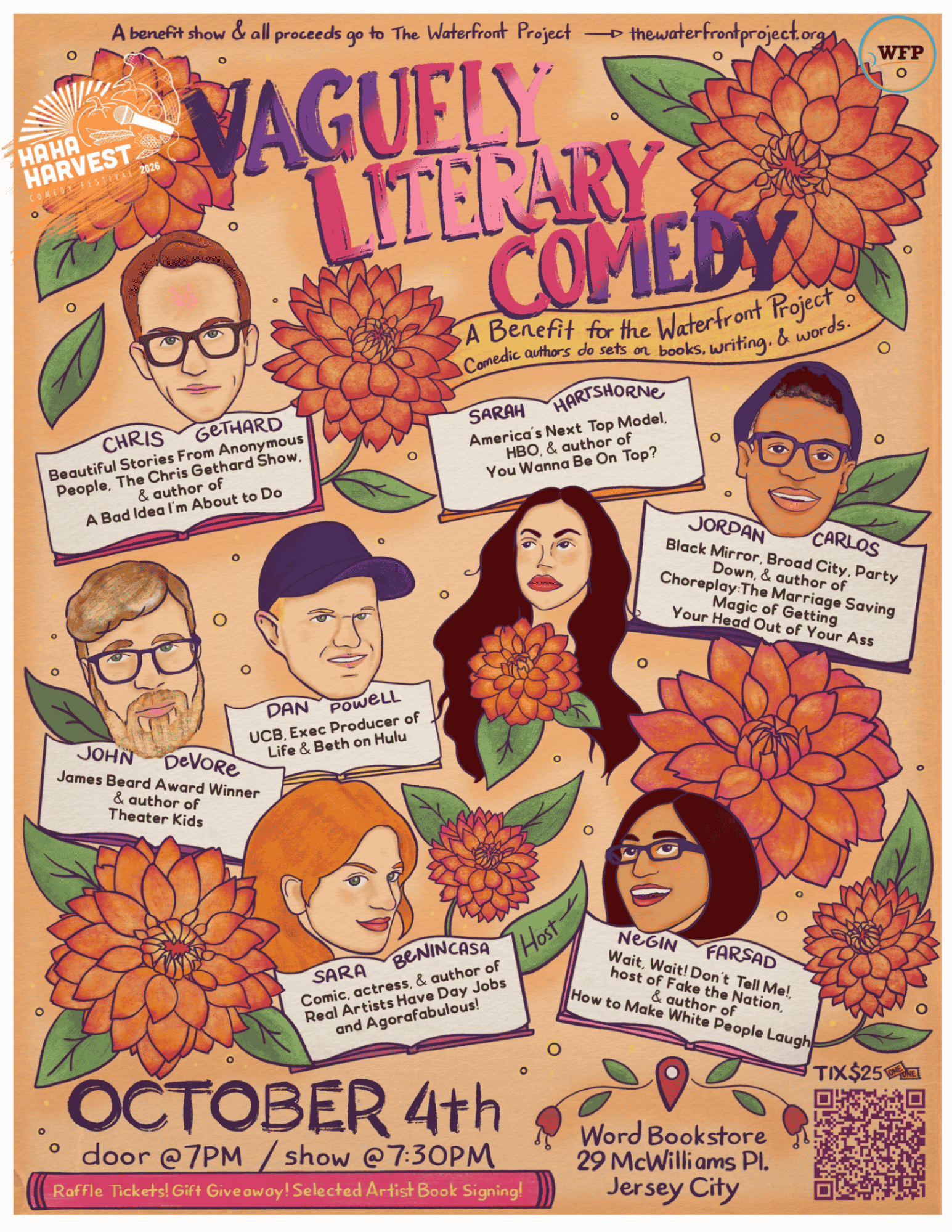 Vaguely Literary Comedy: A Benefit for The Waterfront Project