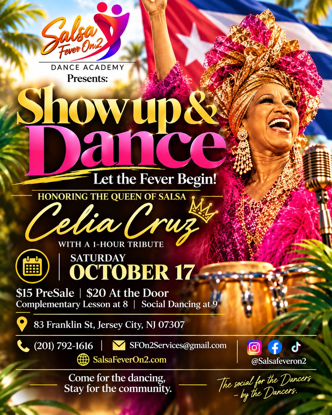 Salsa Night in Jersey City – Celia Cruz Tribute