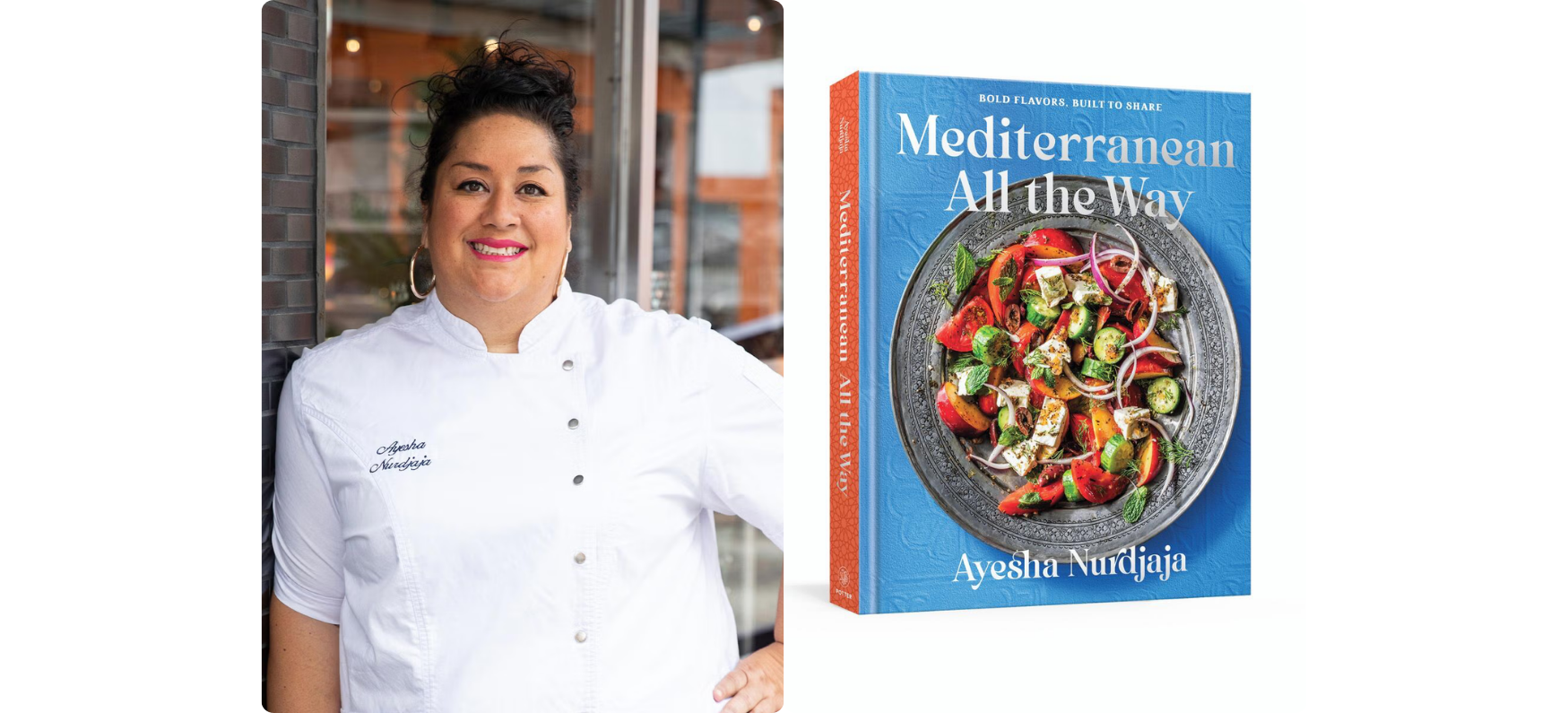 Watchung Booksellers Hosts Shuka Chef Ayesha Nurdjaja for Launch of “Medite
